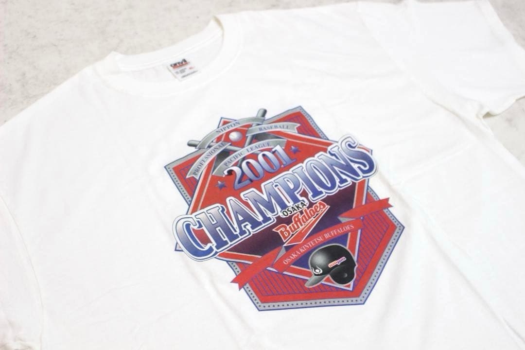 【デッドストック】メンズXL　ヴィンテージ　大阪　近鉄　バファローズ　優勝記念