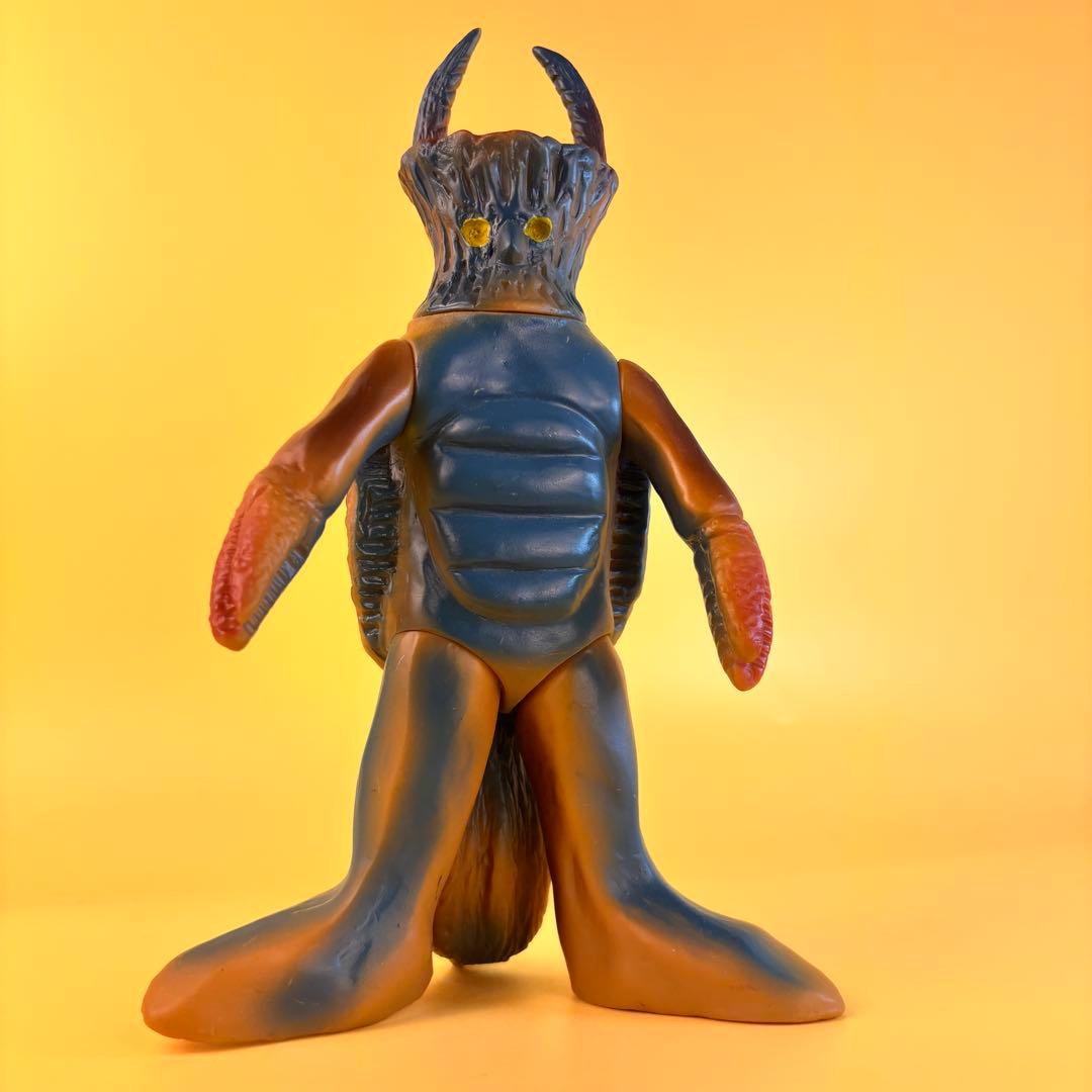 マルサン ウルトラ怪獣シリーズ トルトス海人 黄土色成型 ,マルガチャゴジラ付き