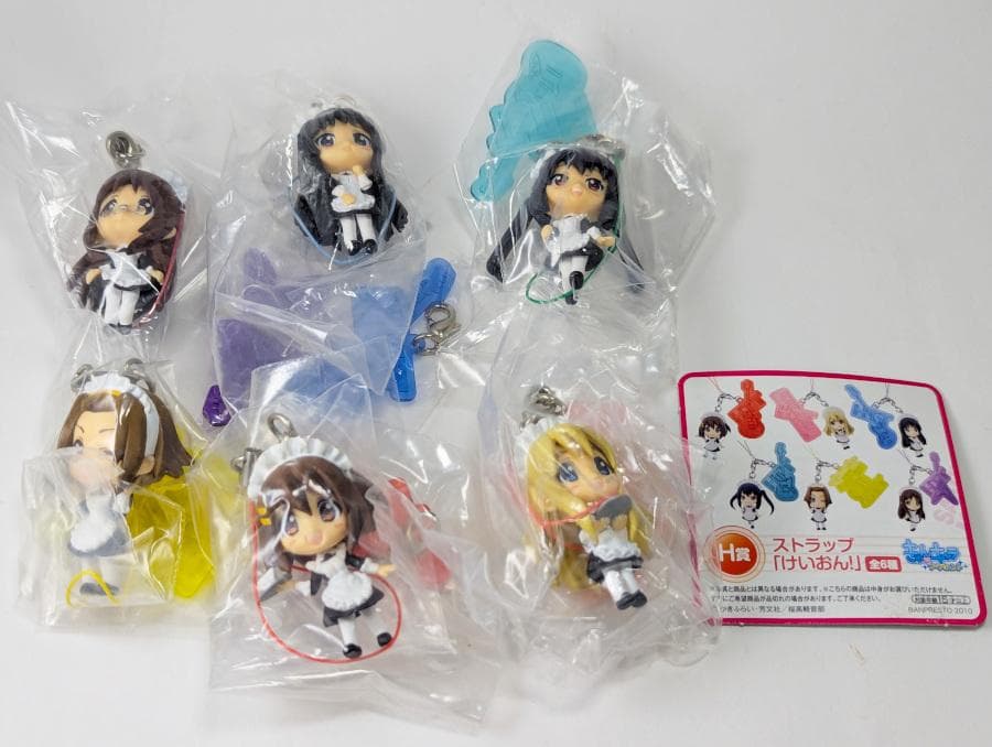 一番くじ きゅんキャラわーるど SP けいおん！ ストラップ 6種セット