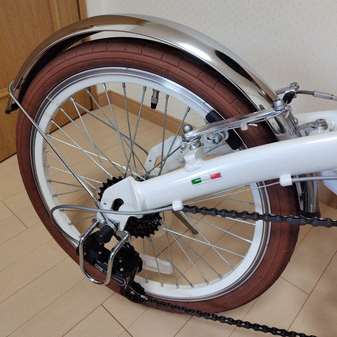 FIAT 折りたたみ自転車 20インチ ホワイト