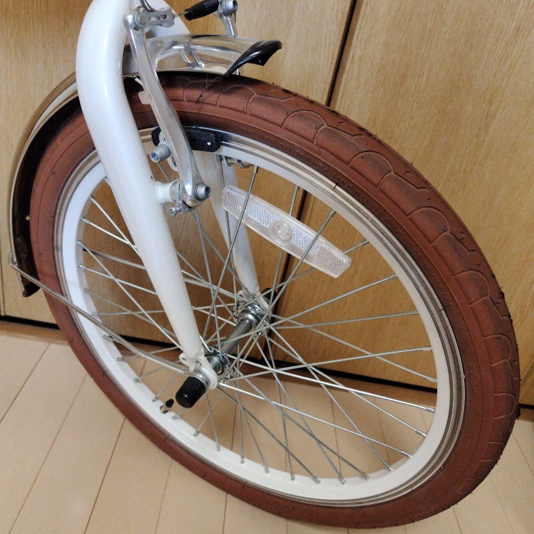 FIAT 折りたたみ自転車 20インチ ホワイト