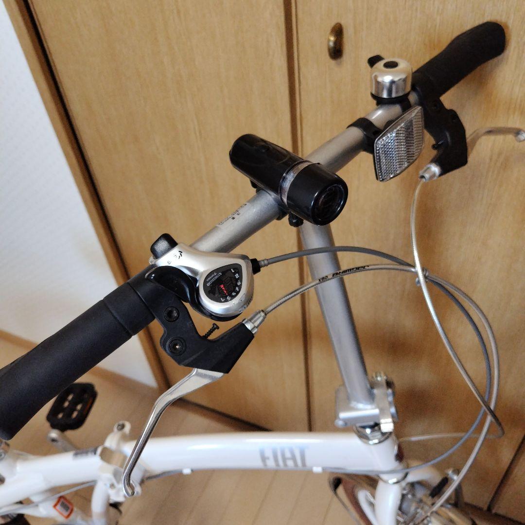 FIAT 折りたたみ自転車 20インチ ホワイト