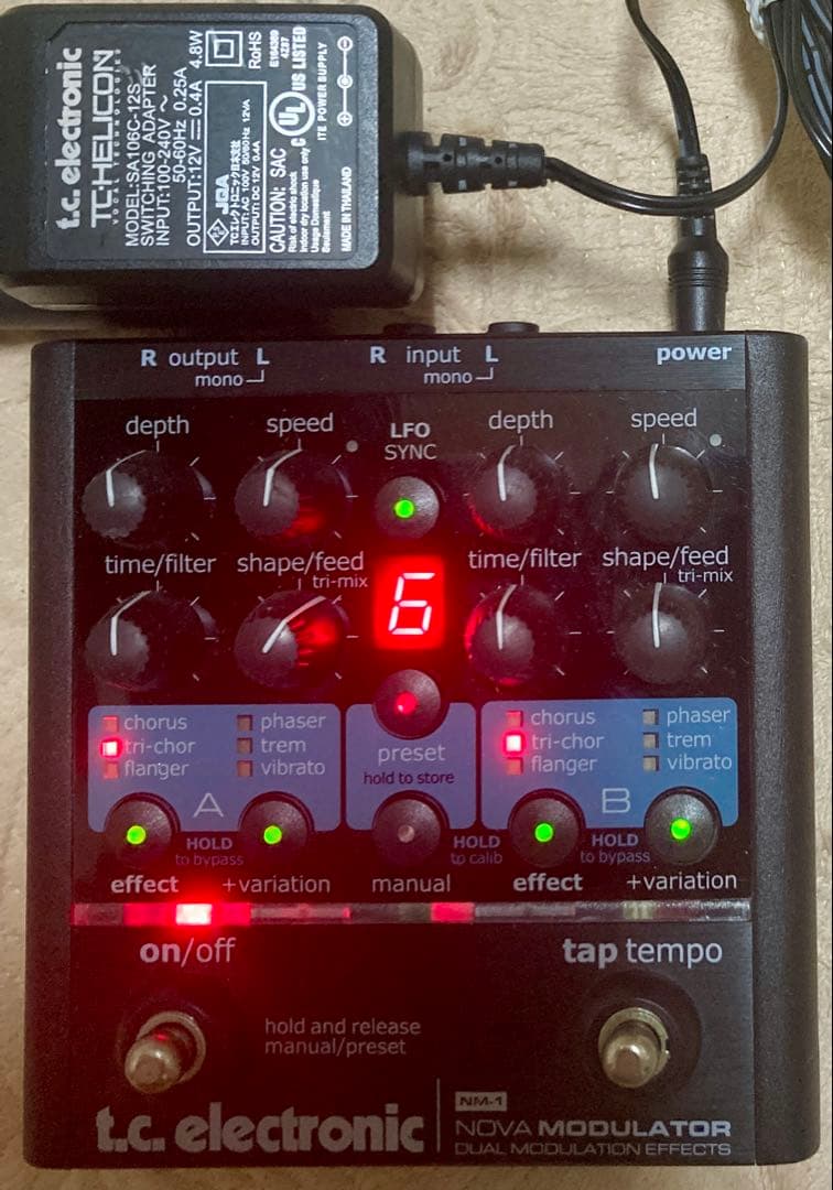 ギター t.c. electronic NOVA MODULATOR NM-1