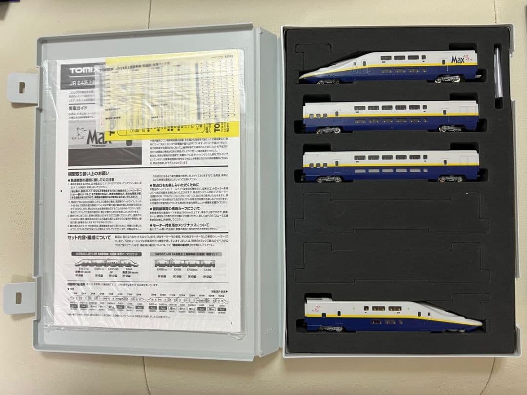 TOMIXWORLD限定 93525 E4系上越新幹線　旧塗装朱鷺マーク+おまけ