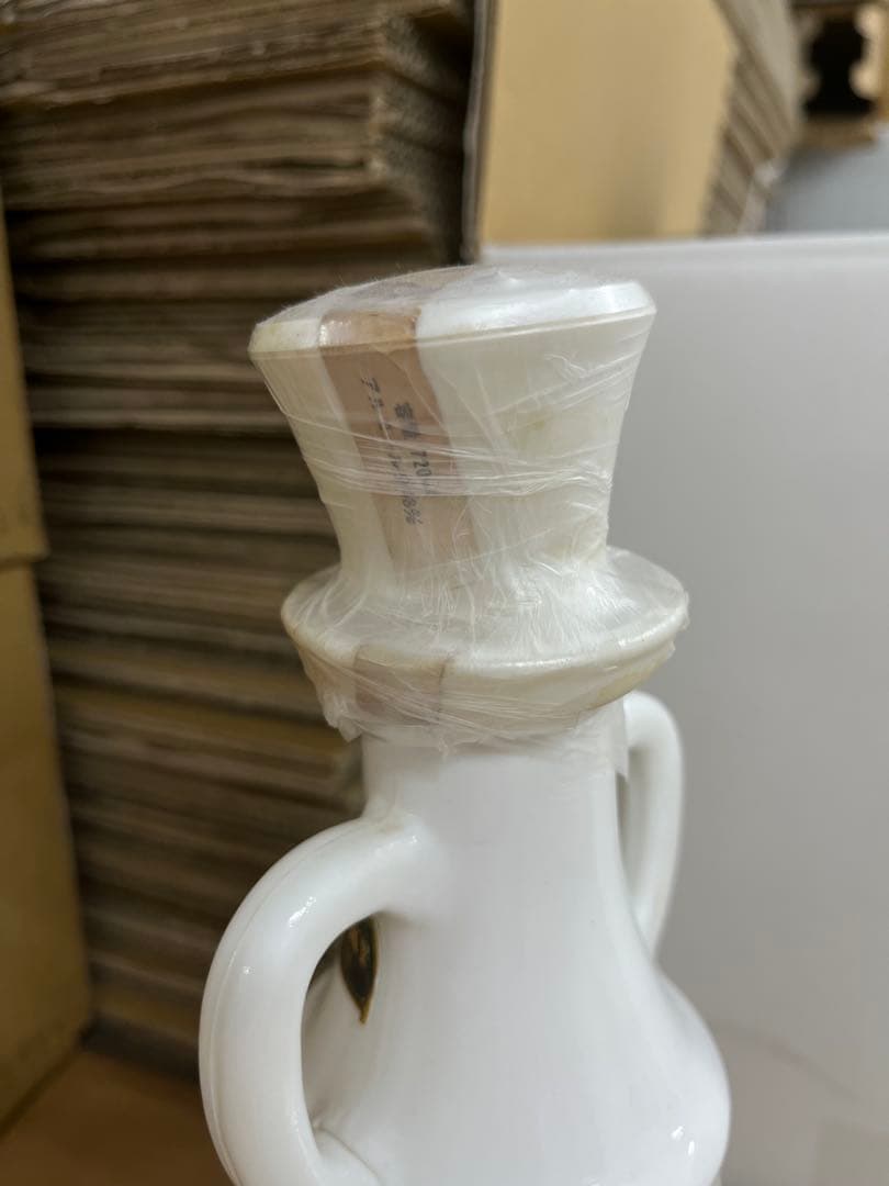 ニッカ1994年製 陶器ウイスキー壺 騎馬デザイン720ml 43%