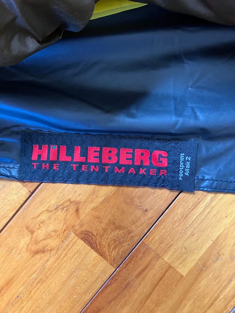 HILLEBERG アラック2 サンド　フットプリント付き