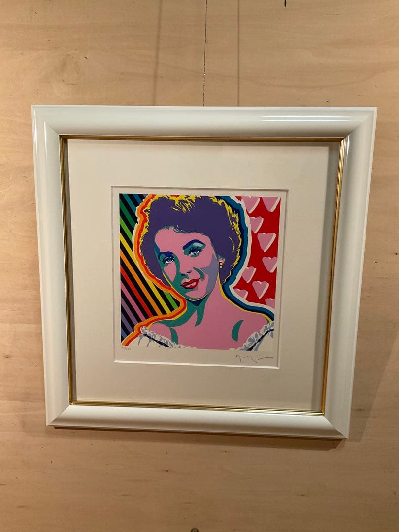 ヤマガタ　「エリザベス・テイラー」　シルクスクリーン　直筆サイン・エディション有