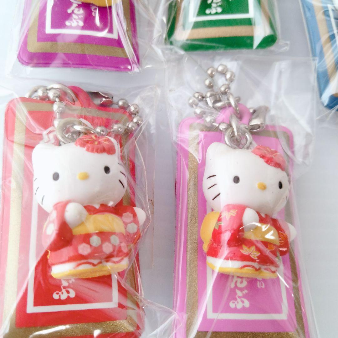 都こんぶ☆ハローキティ　モバイルクリーナー付ストラップ 5個セット