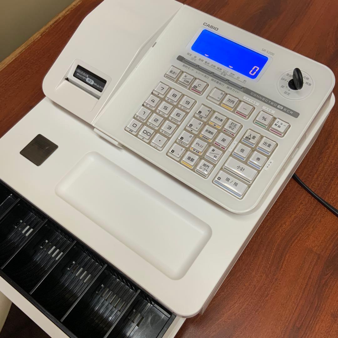CASIO SR-S200 ホワイト レジスター