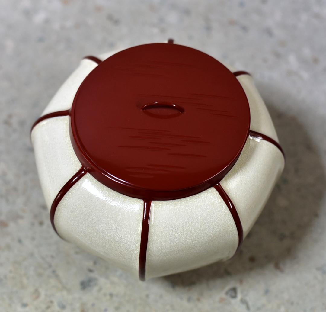 値下げ、瑞豊造　ぼんぼり水指【極上品】　共箱/お茶道具