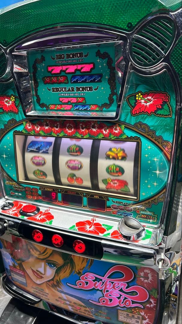 パチスロ実機 スーパーシオA 家庭用電源