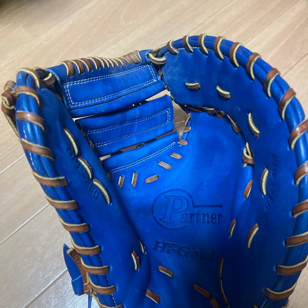Partner ハイゴールド軟式野球グローブ 青