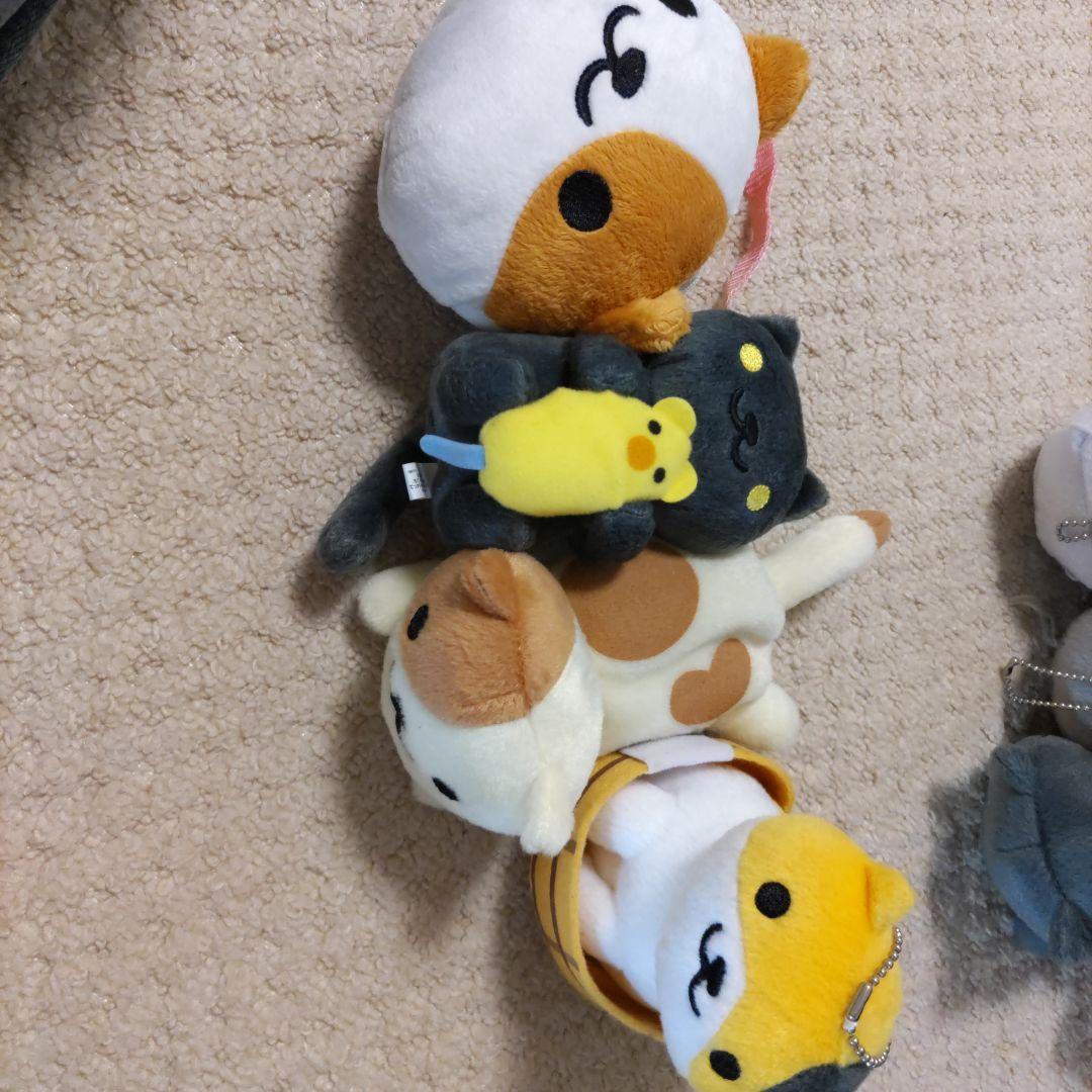 ねこあつめ　　カバンに付けられるぬいぐるみ他