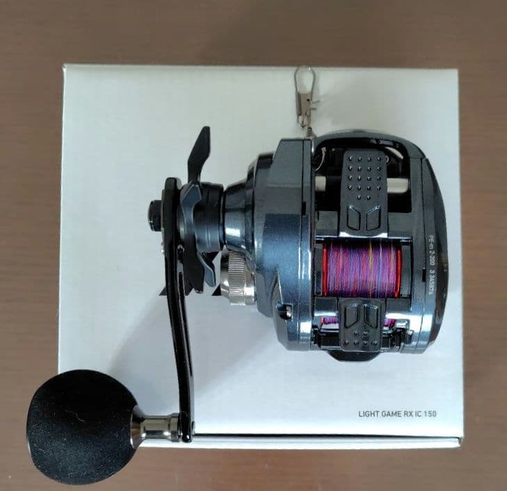 LIGHTGAME RX IC 150 ベイトリール　新品未使用　 PE2号付き