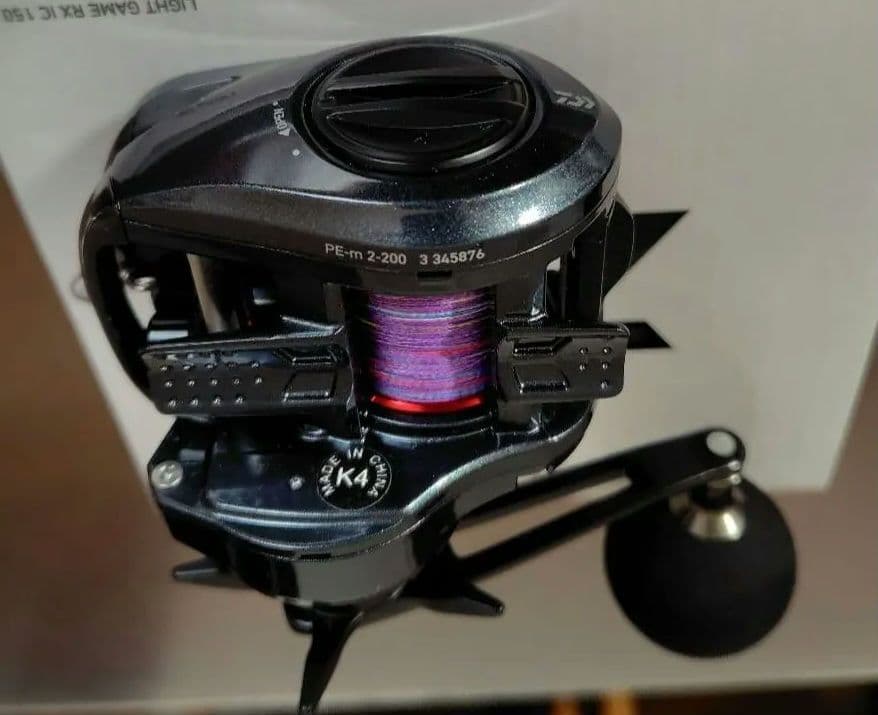 LIGHTGAME RX IC 150 ベイトリール　新品未使用　 PE2号付き