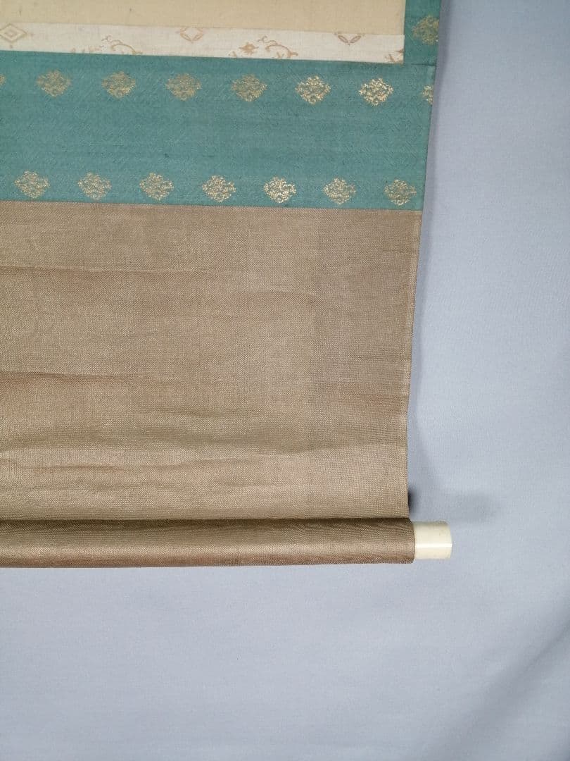 【茶道具】森寛斎筆 『扇成哉々々々...』　扇画賛　茶掛　掛軸C30