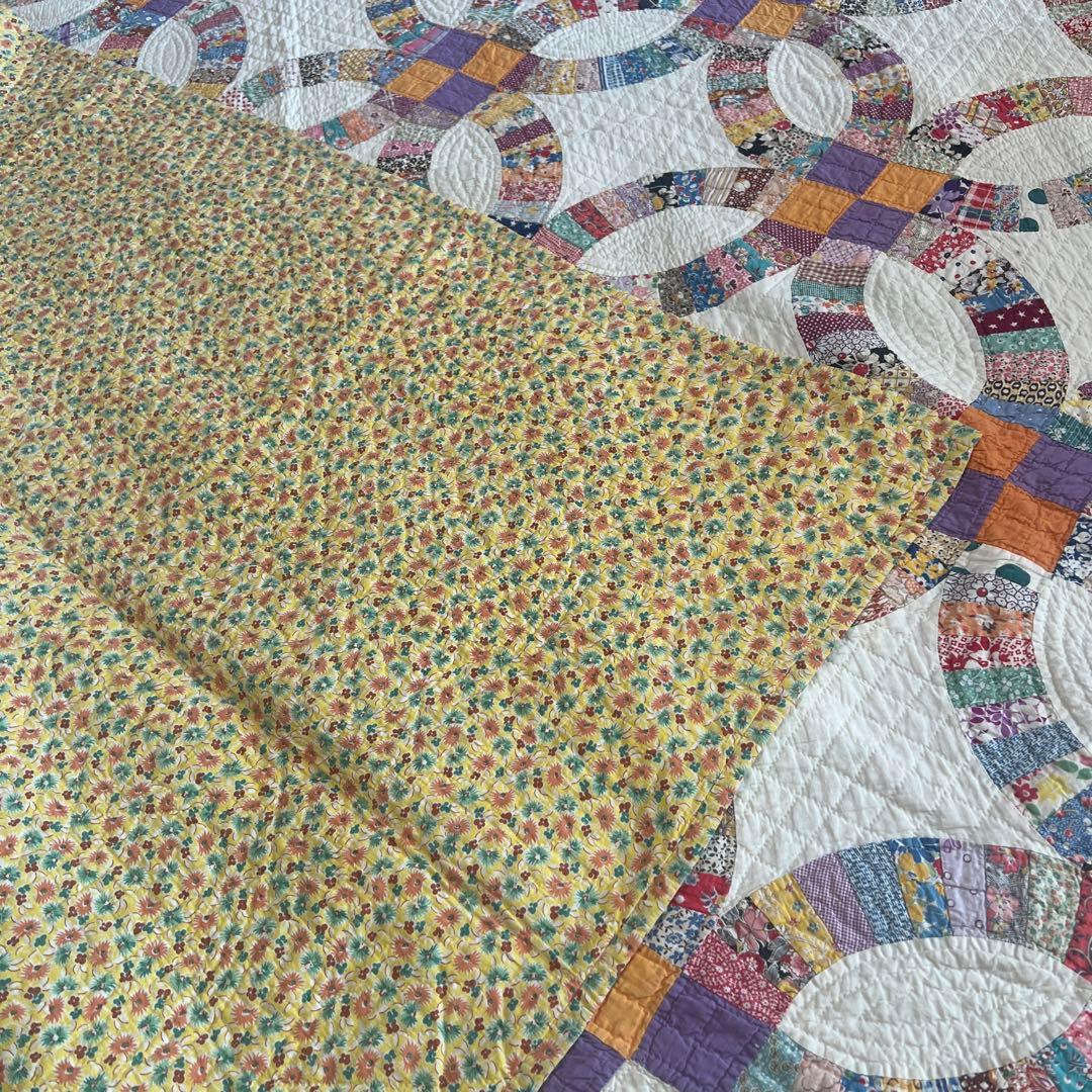 アンティークキルト✴︎ウェディングキルト8の字