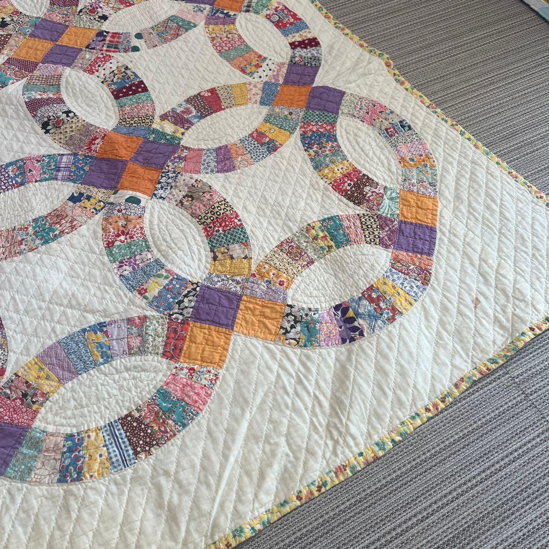 アンティークキルト✴︎ウェディングキルト8の字