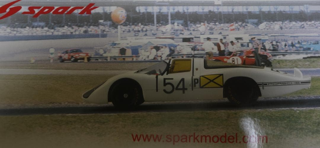 超貴重スパーク製　ポルシェ９０７Ｌ　1／１８　１９６８デイトナ２４Ｈ優勝車仕様