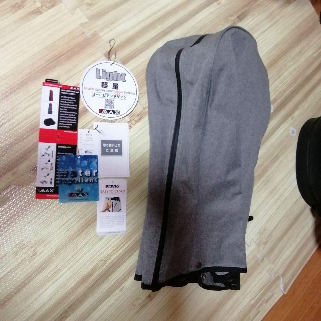 【mocost2000】 BIG MAX キャディバッグ グレー/グリーン