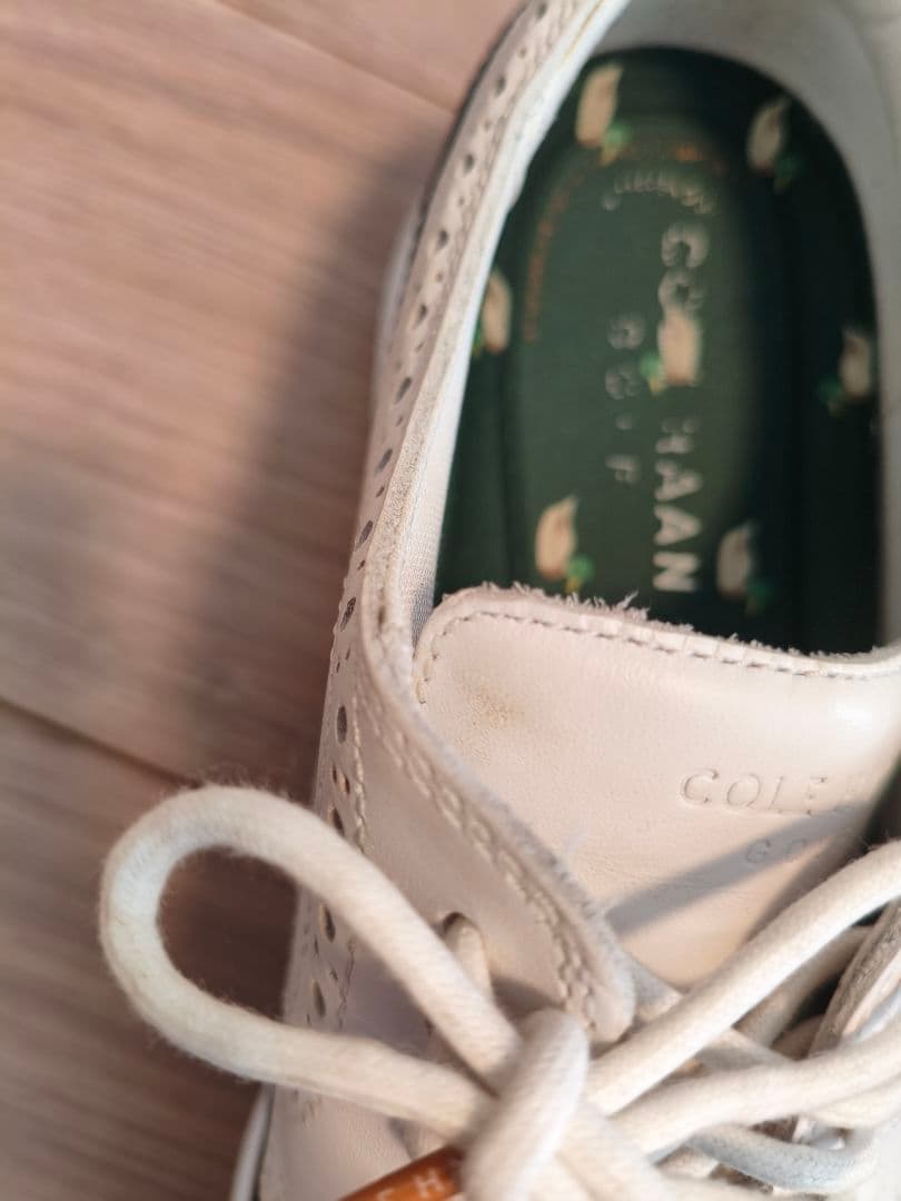 COLE HAAN ゴルフシューズ ホワイト/ネイビー