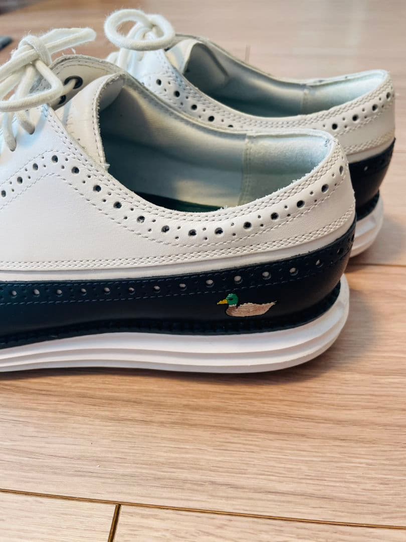 COLE HAAN ゴルフシューズ ホワイト/ネイビー