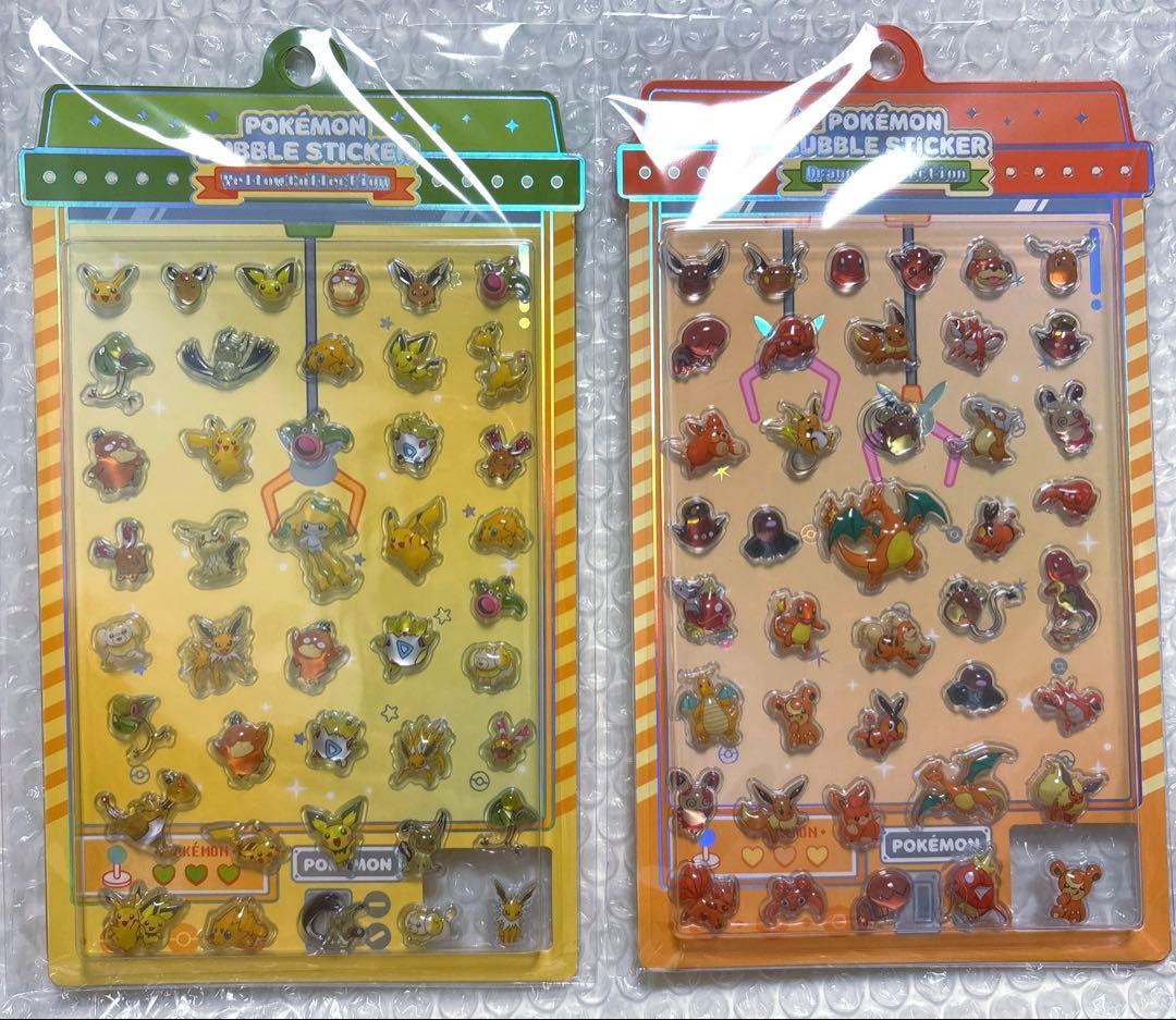 韓国 ポケモン pop up 3Dシール ボンボンドロップシール風 ステッカー