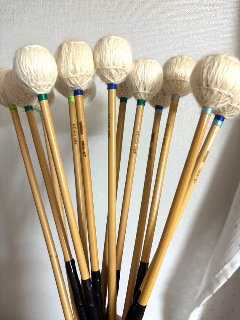 YAMAHAマリンバマレット14本セット安倍圭子モデル