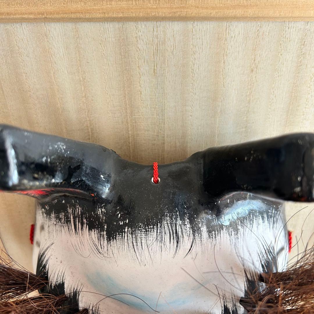 石見神楽面　お面　悪狐　狐　日下義明　魔除け　民芸品