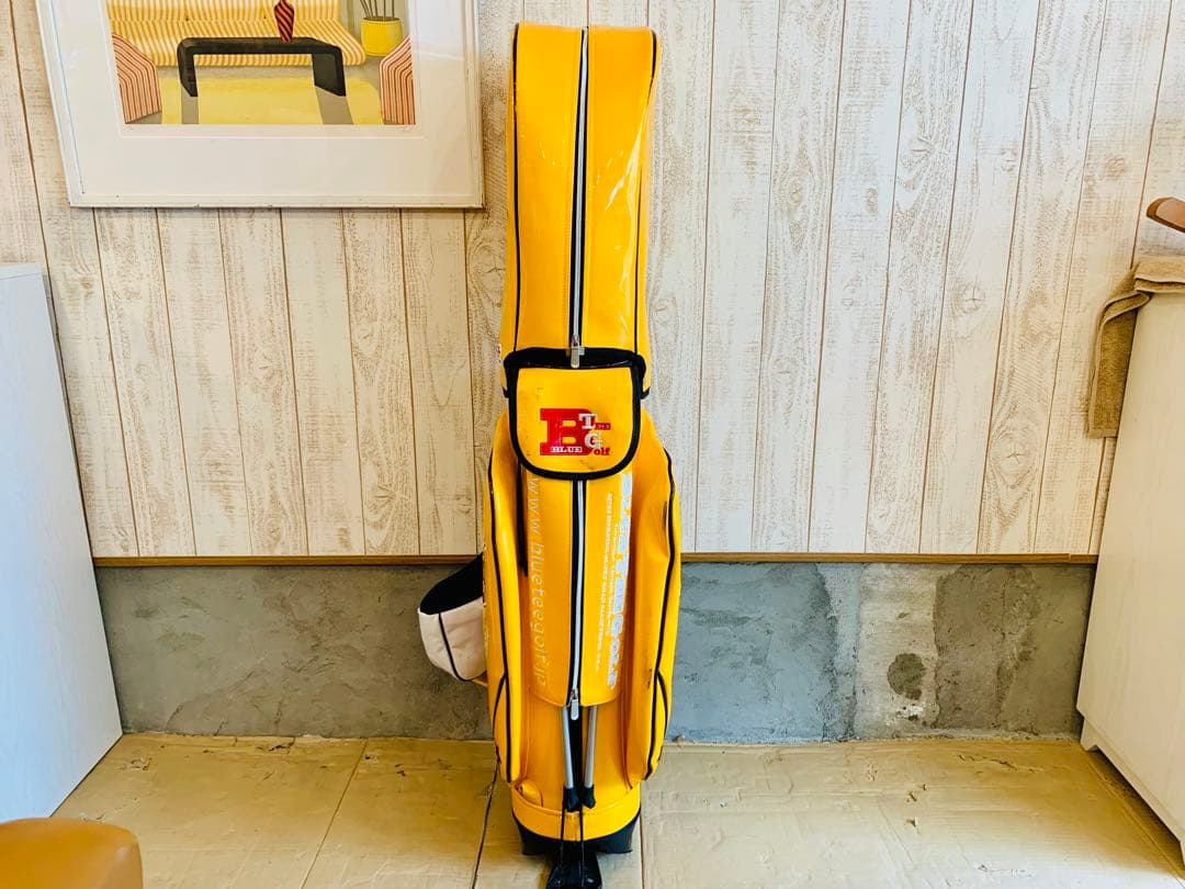 【BLUE TEE GOLF】キャディバッグ 9インチ イエロー