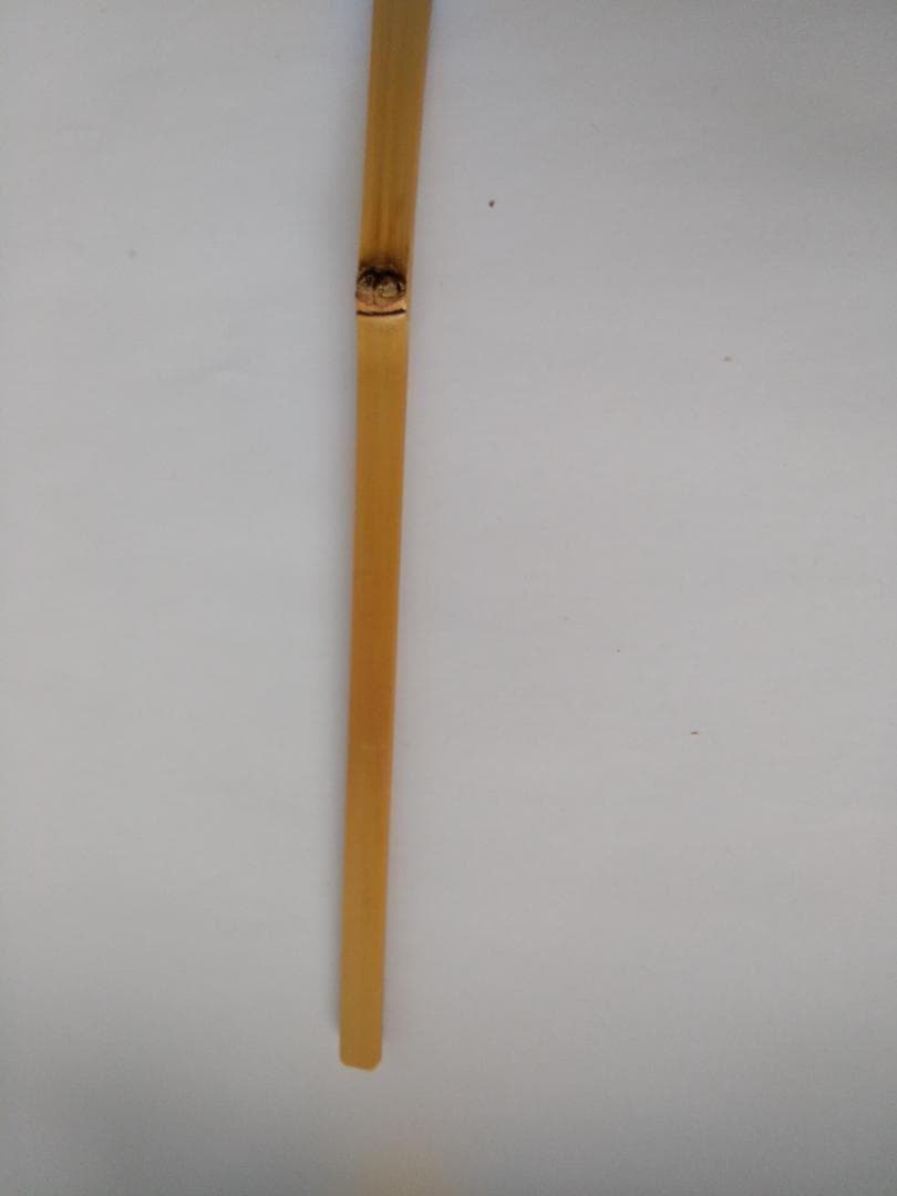 茶杓 銘「 松の緑 」 大徳寺塔頭 高桐院 上田義山 和尚作 下削り 竹玄 美品