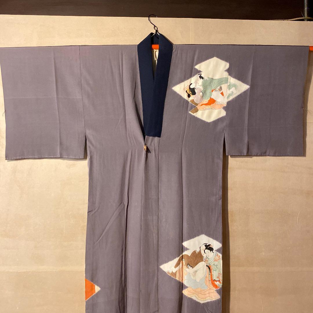 ビィンテージ男物春画長襦袢