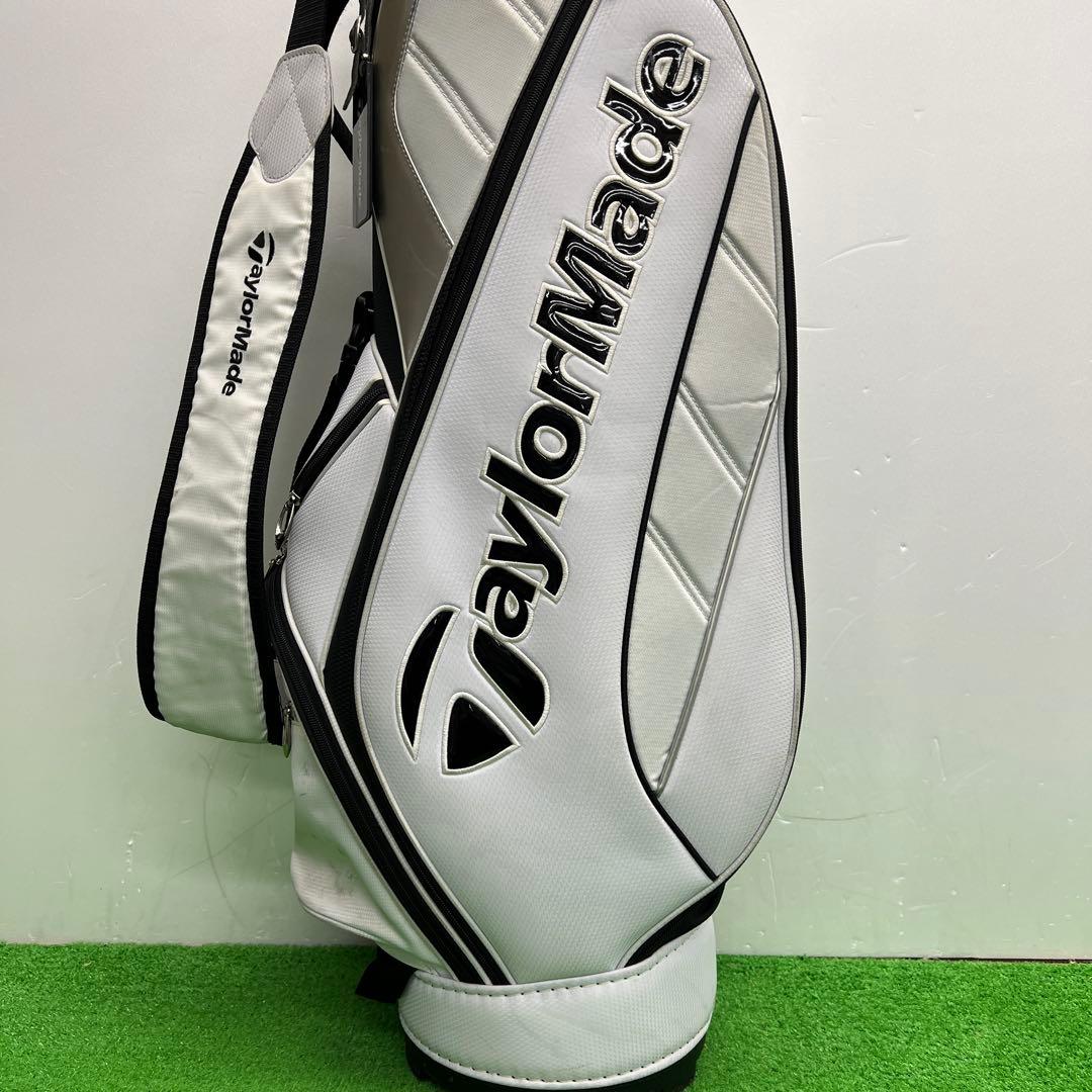 テーラーメイド　TaylorMade　キャディバッグ　ゴルフバック　8インチ　白