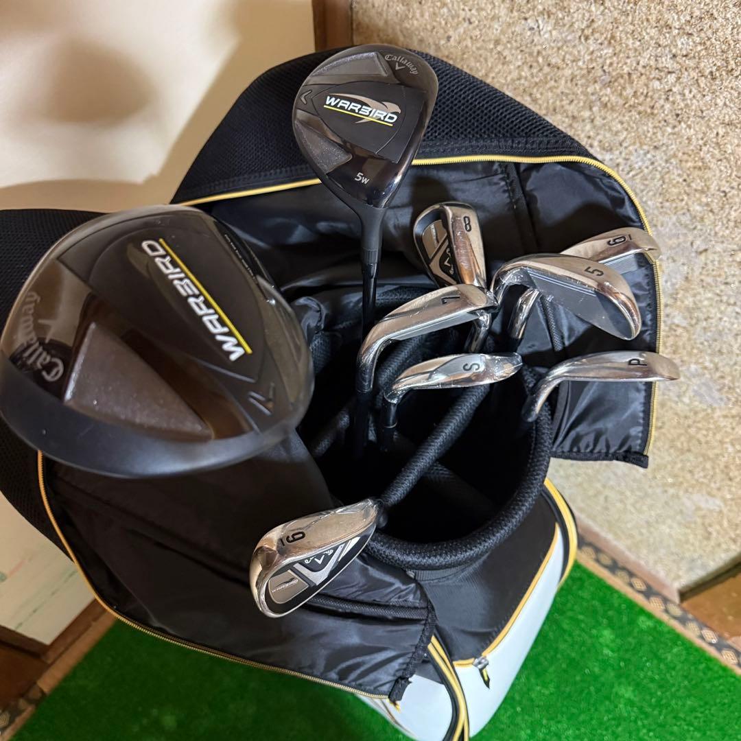 【ほぼ未使用】Callaway warbird ゴルフセットRフレックス現行