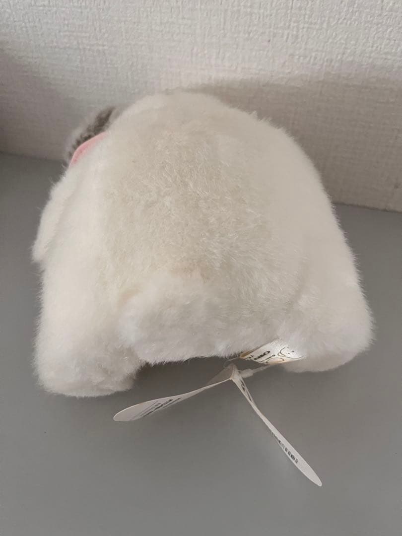 新品　タグつき　激レア　うめ吉　赤ちゃん　ぬいぐるみ　ピンクエプロン