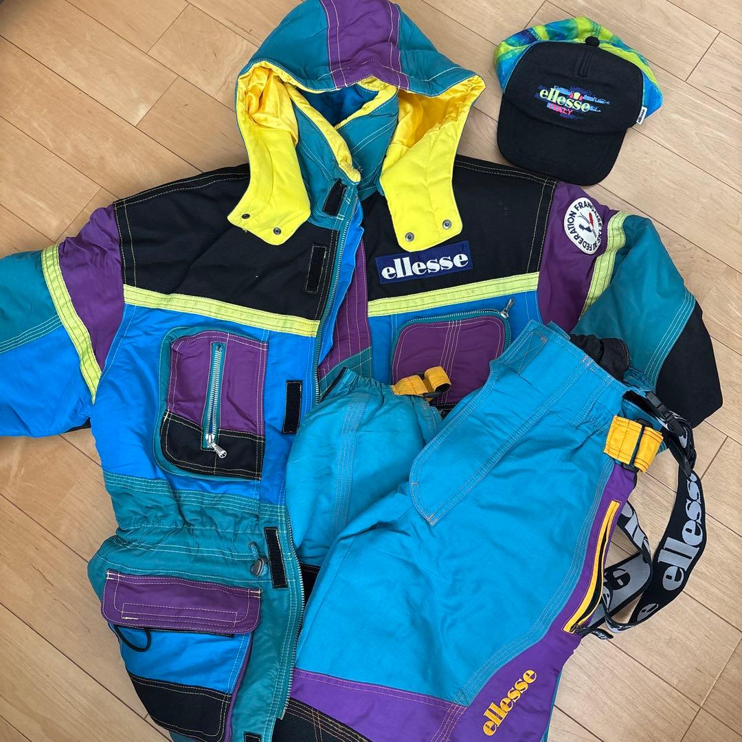 ellesse スキーウェア キャップ付き