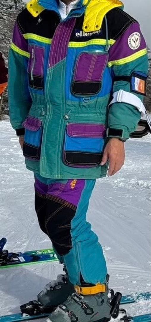 ellesse スキーウェア キャップ付き