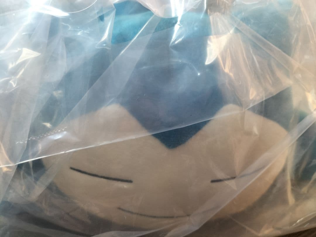 ポケモン一番くじ　A賞ぬいぐるみつきゲームクッション　B賞カビゴンぬいぐるみ