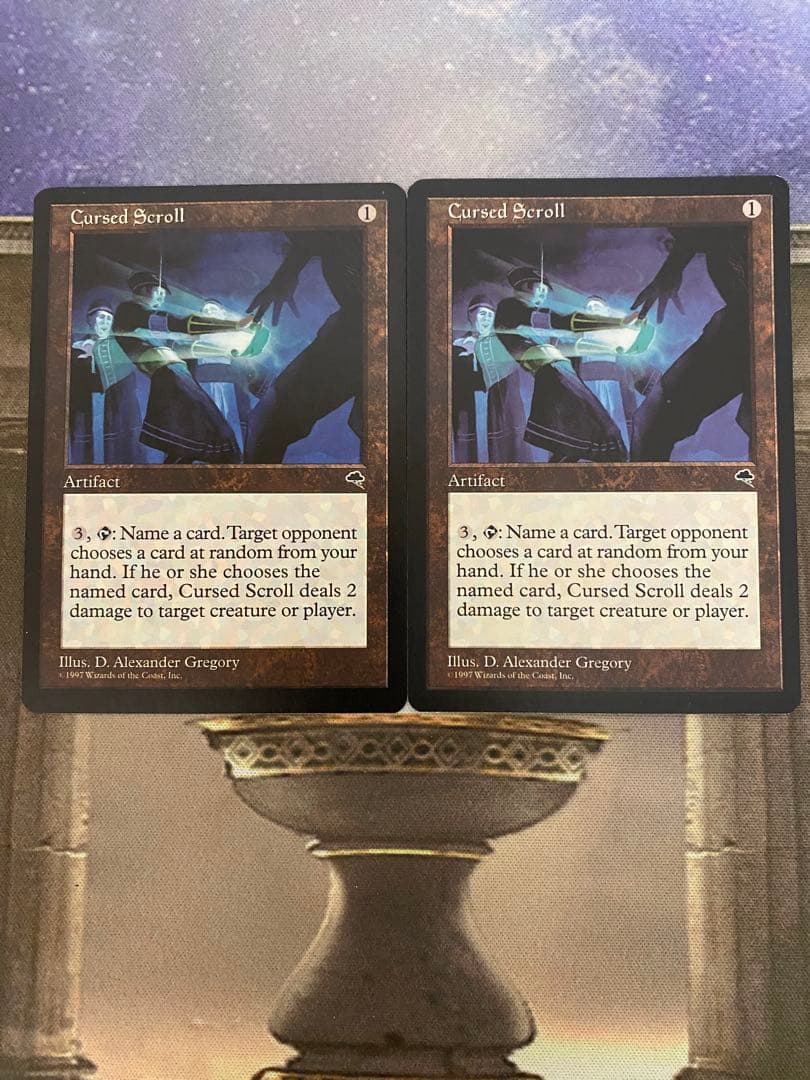 MTG 呪われた巻物 英語