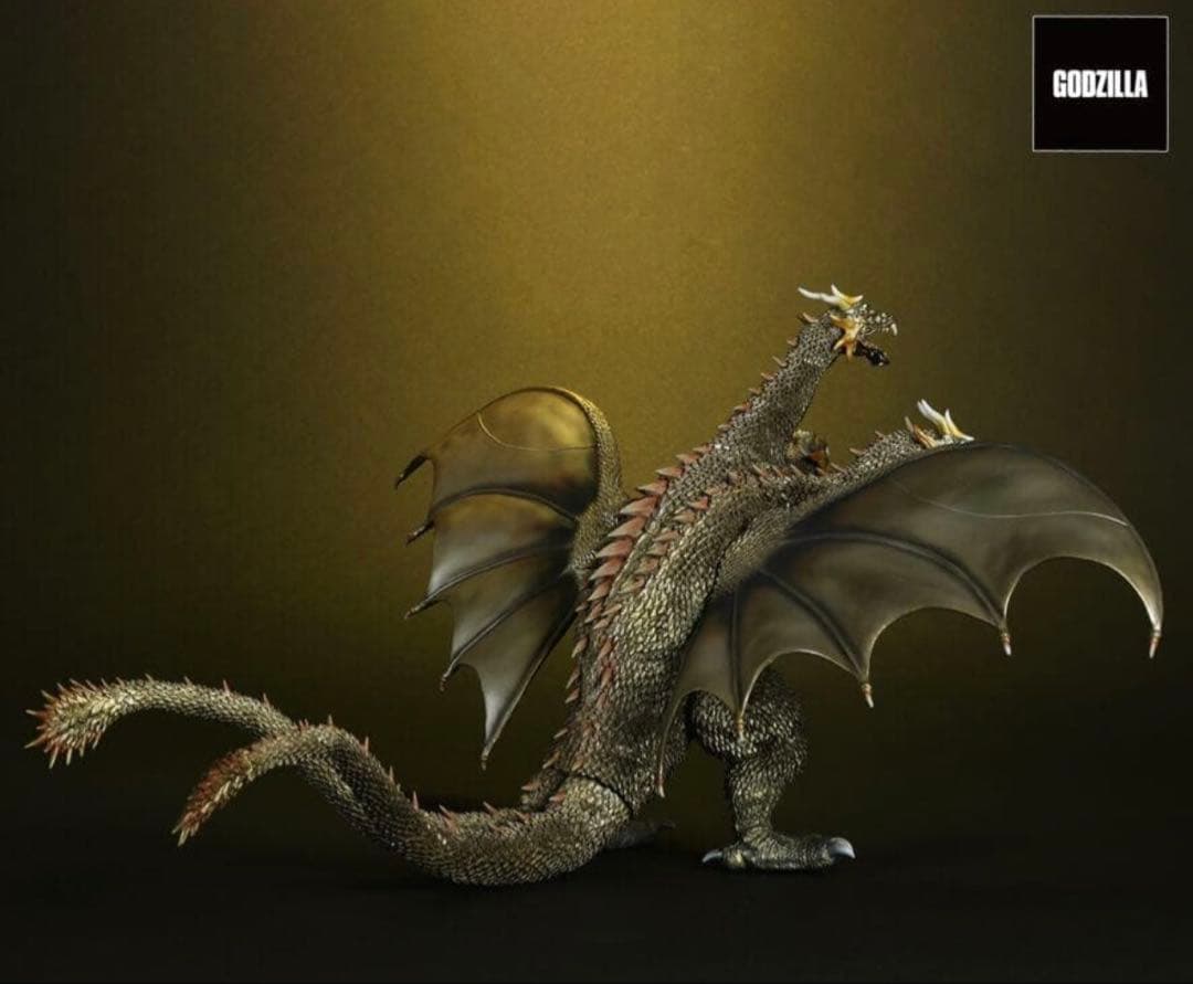 エクスプラス　東宝大怪獣シリーズ　キングギドラ(2001) 激闘カラーVer.