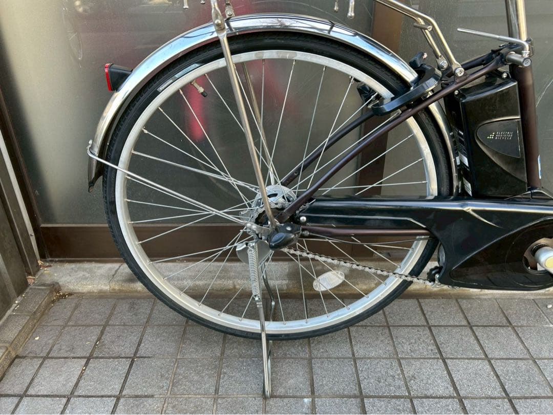 中古電動自転車 パナソニック ビビTX 26インチ チョコブラウン №3729