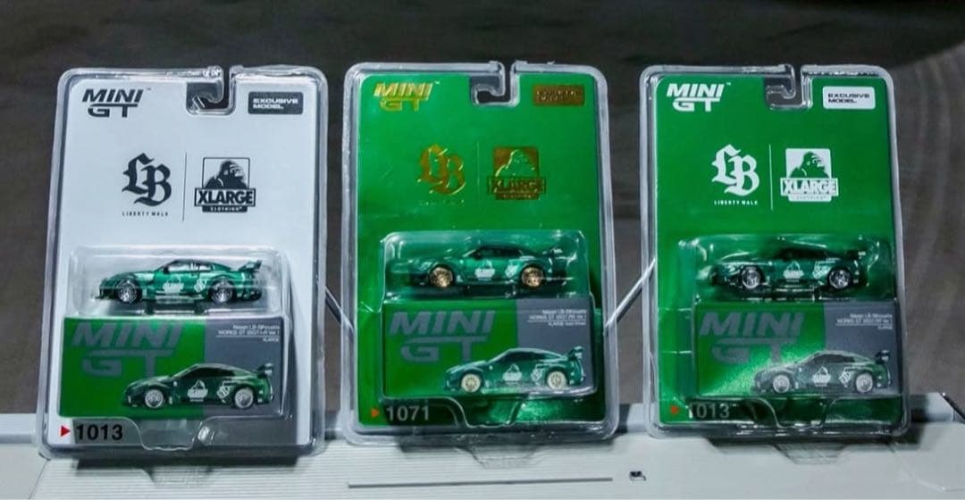 MINIGT LBWK × XLARGE 3種コンプリートセット　GT-R