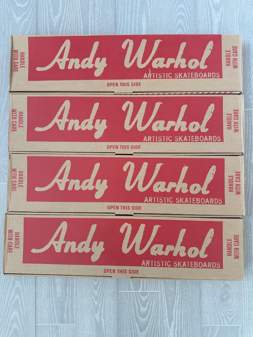 Andy Warhol ”最後の晩餐”　スケートボード４枚セット