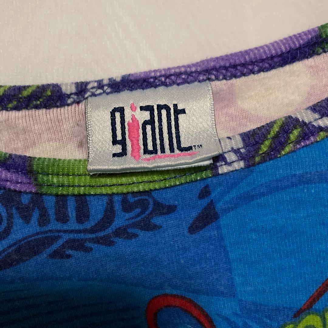 エアロスミス 90~00s ビンテージ サイケ柄 ロンT