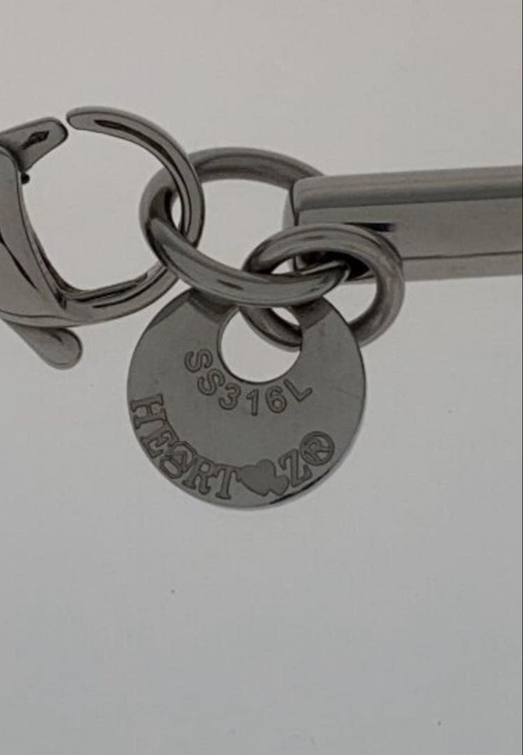 Heartz メタリックネックレス 55cm 陸上 駅伝 ハーツ ネックレス