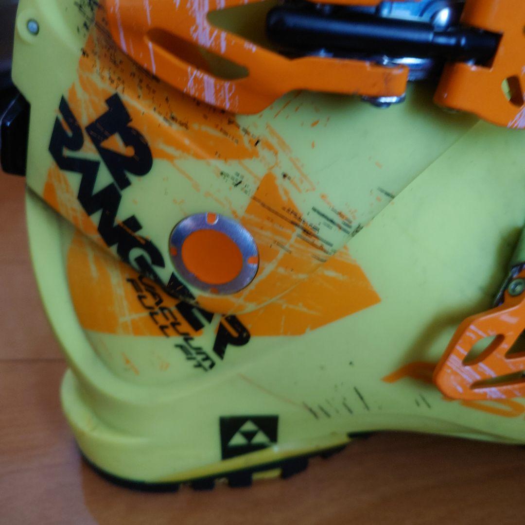 Fischer スキーブーツ 26.5cm イエロー