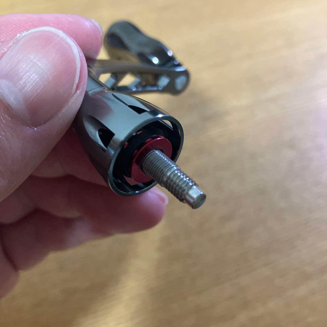 美品　シマノ用　ゴメクサス　チタン　ダブルハンドル　スタンド　フックキーパー付