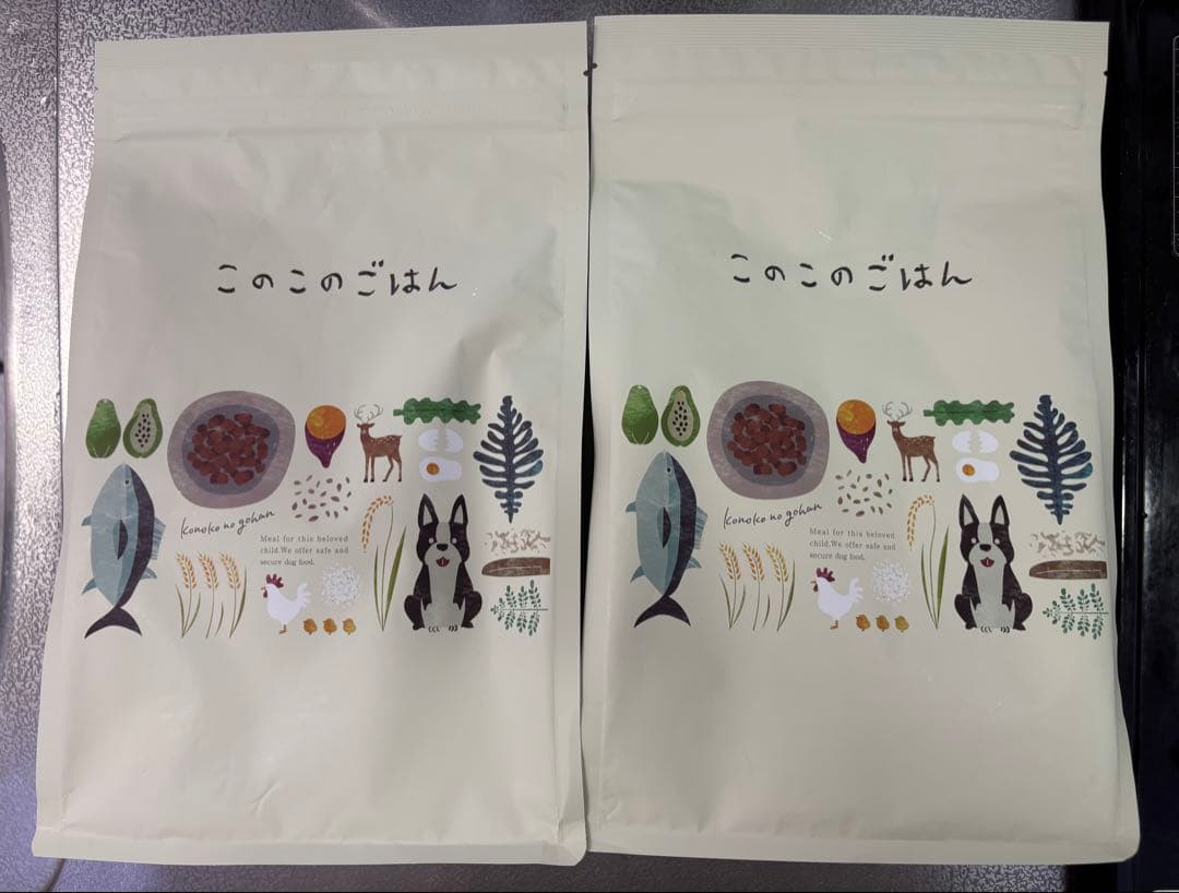 このこのごはん ドライフード 1kg✖︎2袋セット