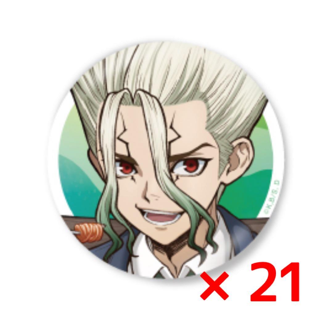 Dr.STONE ドクスト AMOCAFE アモカフェ 缶バッジ 千空 21個