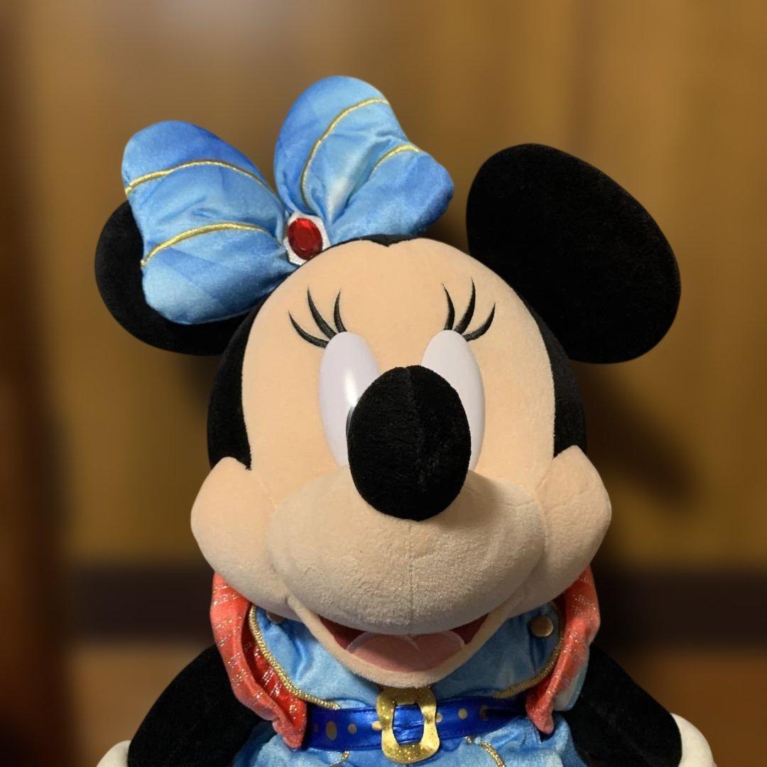 ディズニーシー15周年　ミッキーミニー特大ぬいぐるみ　クリスタルウィッシュ